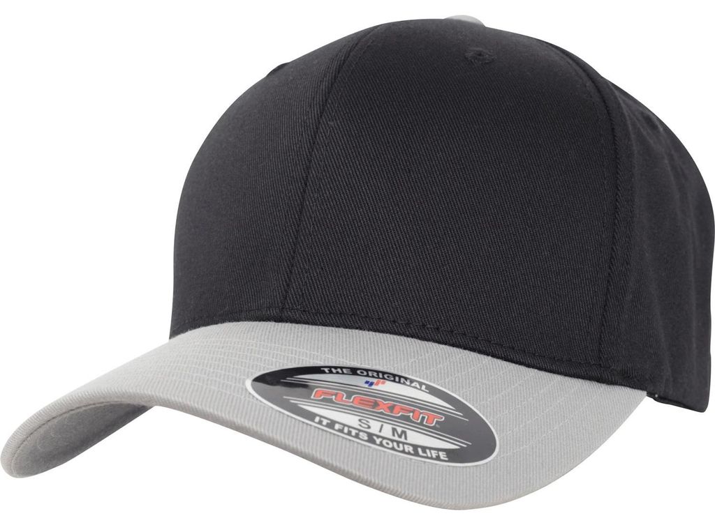 Flexfit Contrast Baseball Cap L/XL schwarz/silber Image du produit 