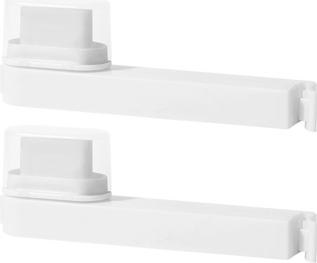 2 Stück Beutelclips mit Ausgießer, Lebensmittelbeutelclips zum Verschließen, praktische Ausgießer, wiederverwendbare Verschlussclips aus Kunsts...