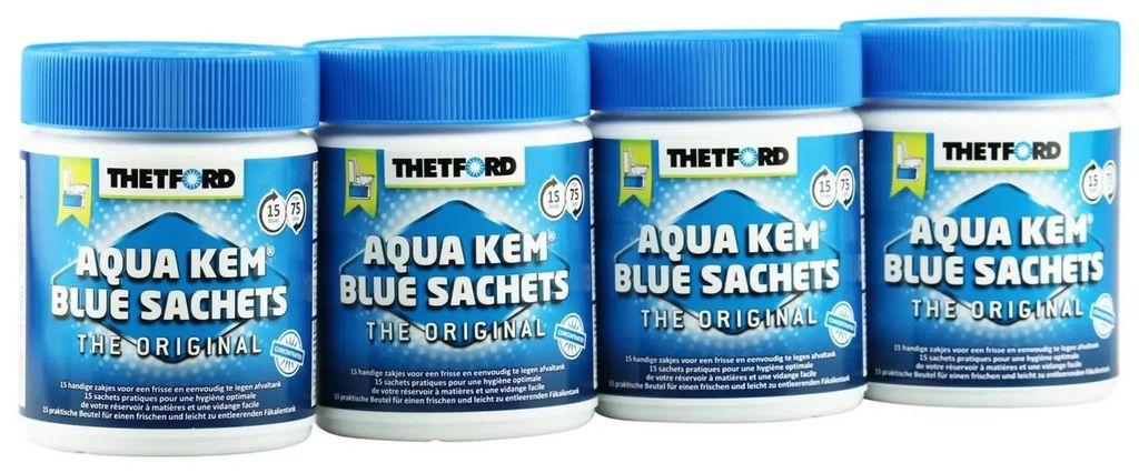 Aqua Kem Blue Camping Toiletvloeistof Sachets – 15 Productafbeelding 