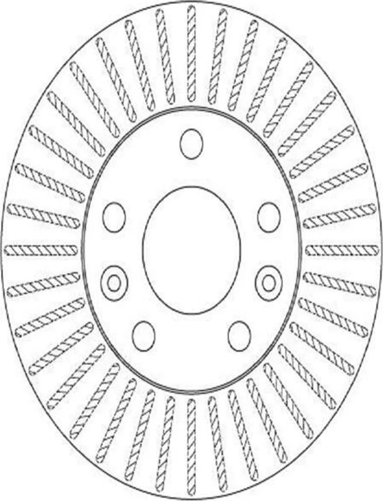 Disque de frein TRW DF6200 haute performance pour Renault Captur - 2