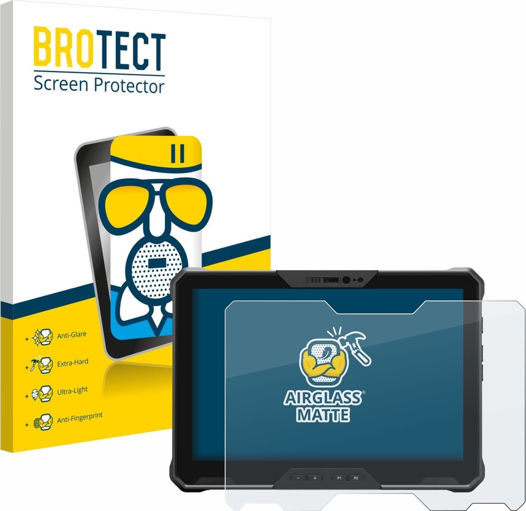 BROTECT Entspiegelungs Schutzglas für Dell Latitude 7030 Rugged Extreme Schutzfolie Panzer Folie Glas Display Schutz matt
