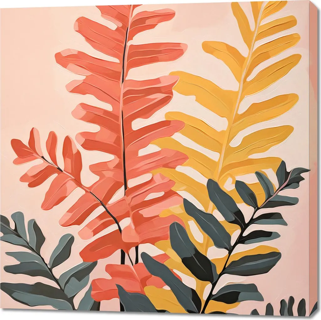 Image 100 x 100 cm Palette naturelle - Habillez vos murs vides avec style