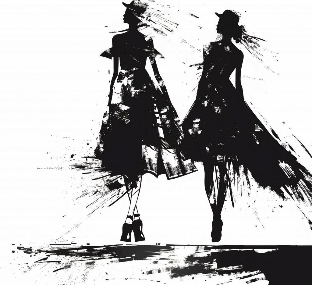 Plakat 35x25cm Tintenzeichnung