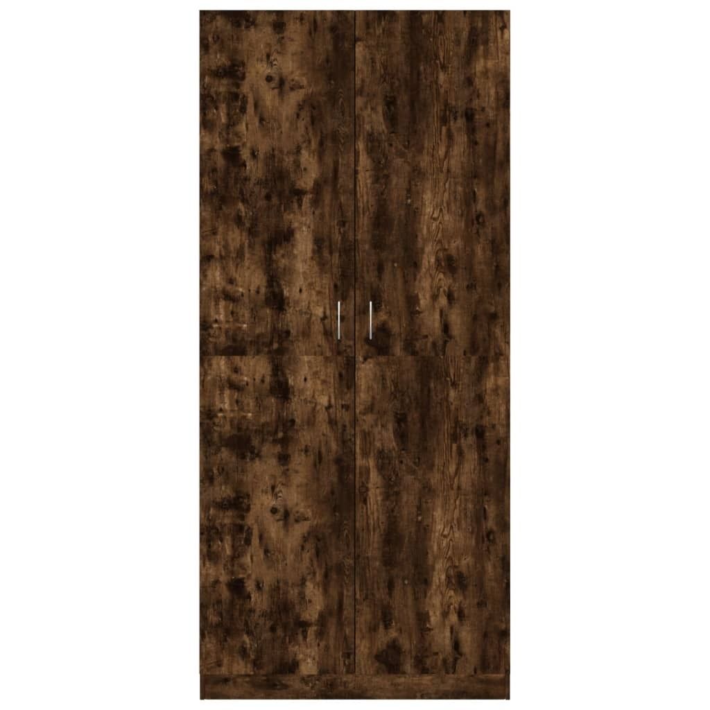 vidaXL Kleiderschrank Räuchereiche 90x52x200 cm Produktbild 2