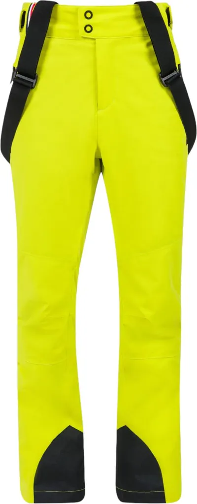 Pantalon de ski à bretelles Rossignol Diretta homme jaune idéal piste