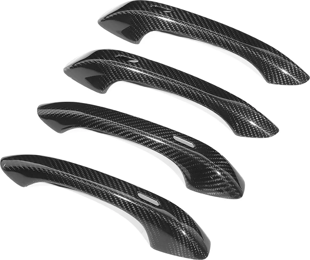 Décoration Extérieure Carbone pour Poignée de Porsche Cayenne 18-19