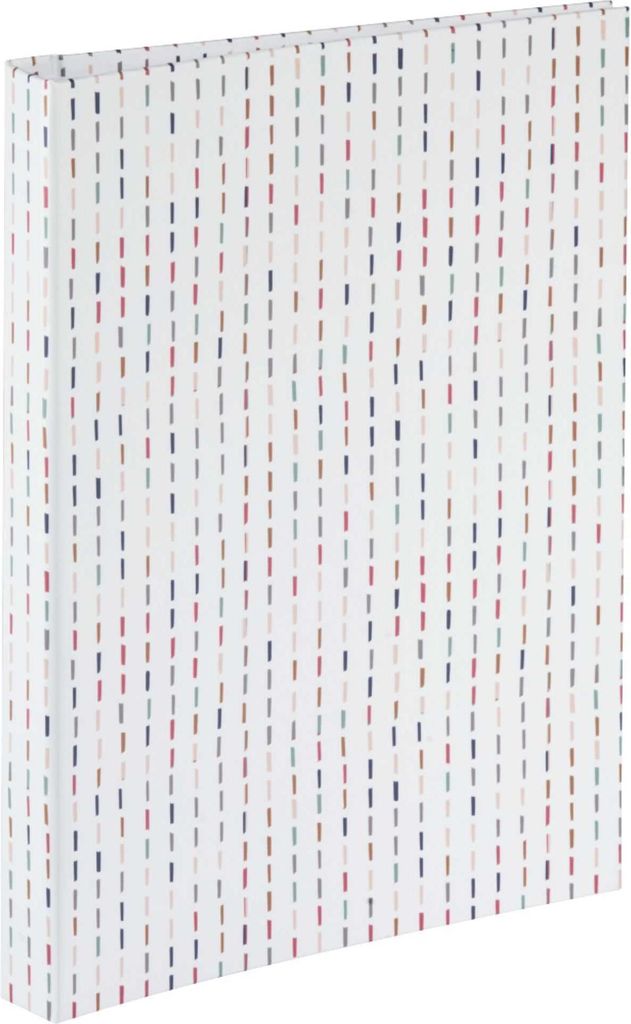 Hama Graphic Spiral 19x24,5 40 weiße Seiten Stripes 7240