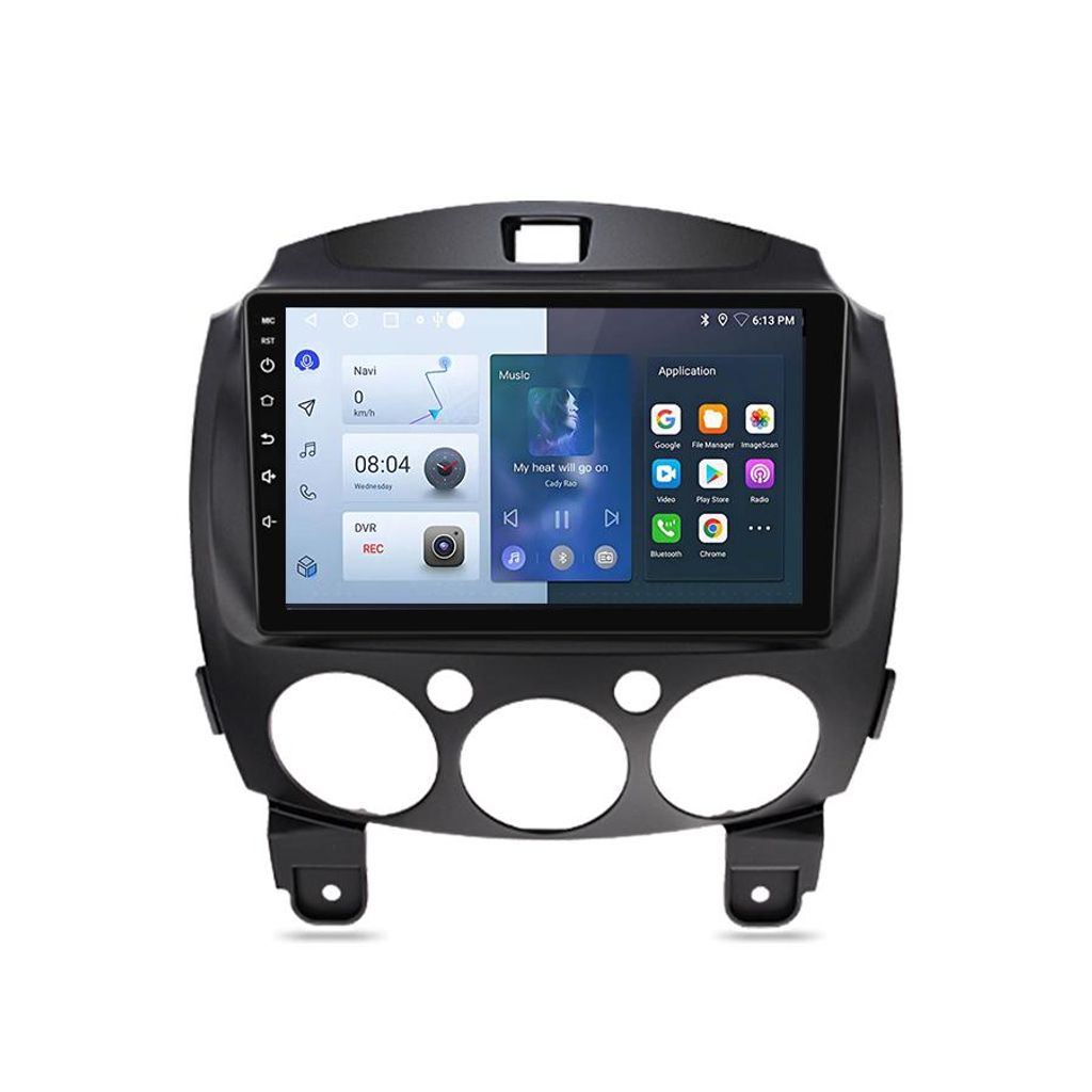 1+32G carplay android13 autoradio 9'' Android13 Für Mazda2 Produktbild 