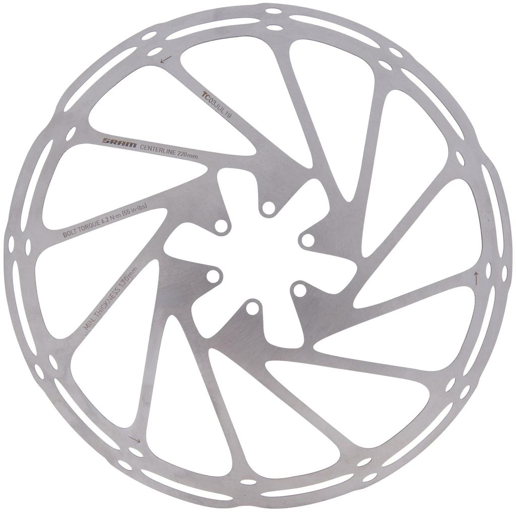 SRAM Bremsscheibe Centerline 220 Mm Rounded