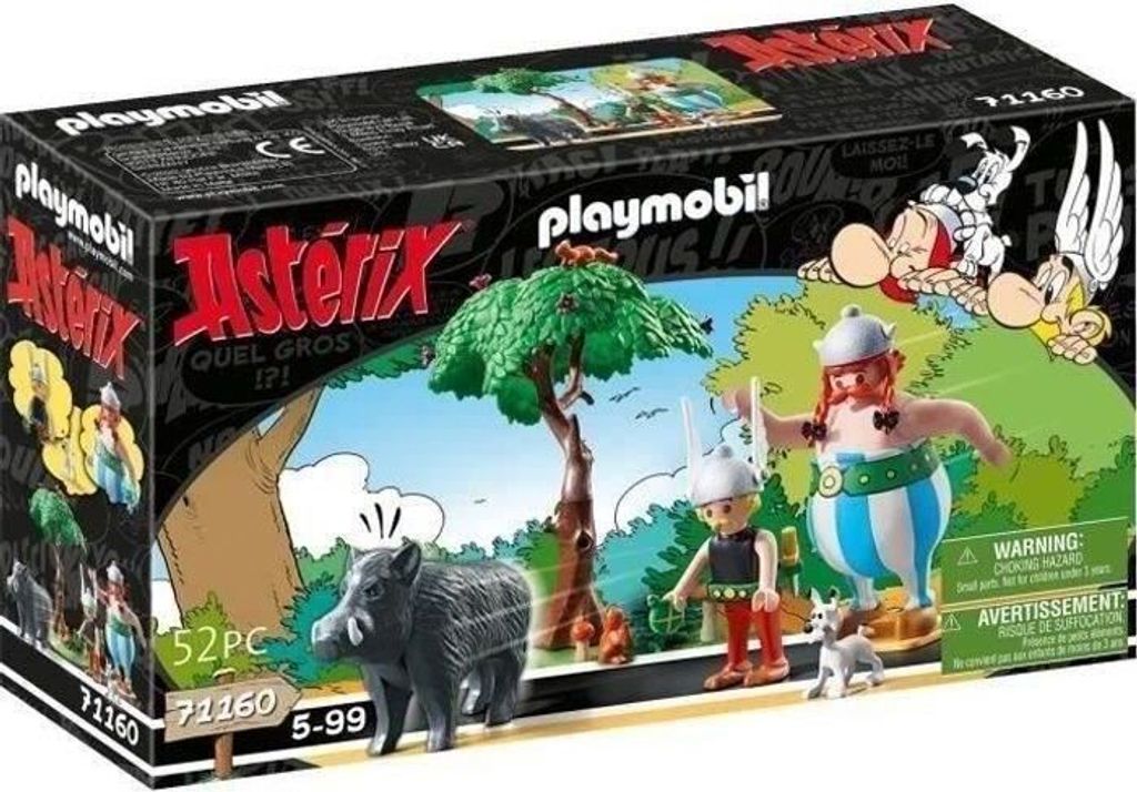 PLAYMOBIL Astérix Die Wildschweinjagd, mit Astérix, Obélix Produktbild 