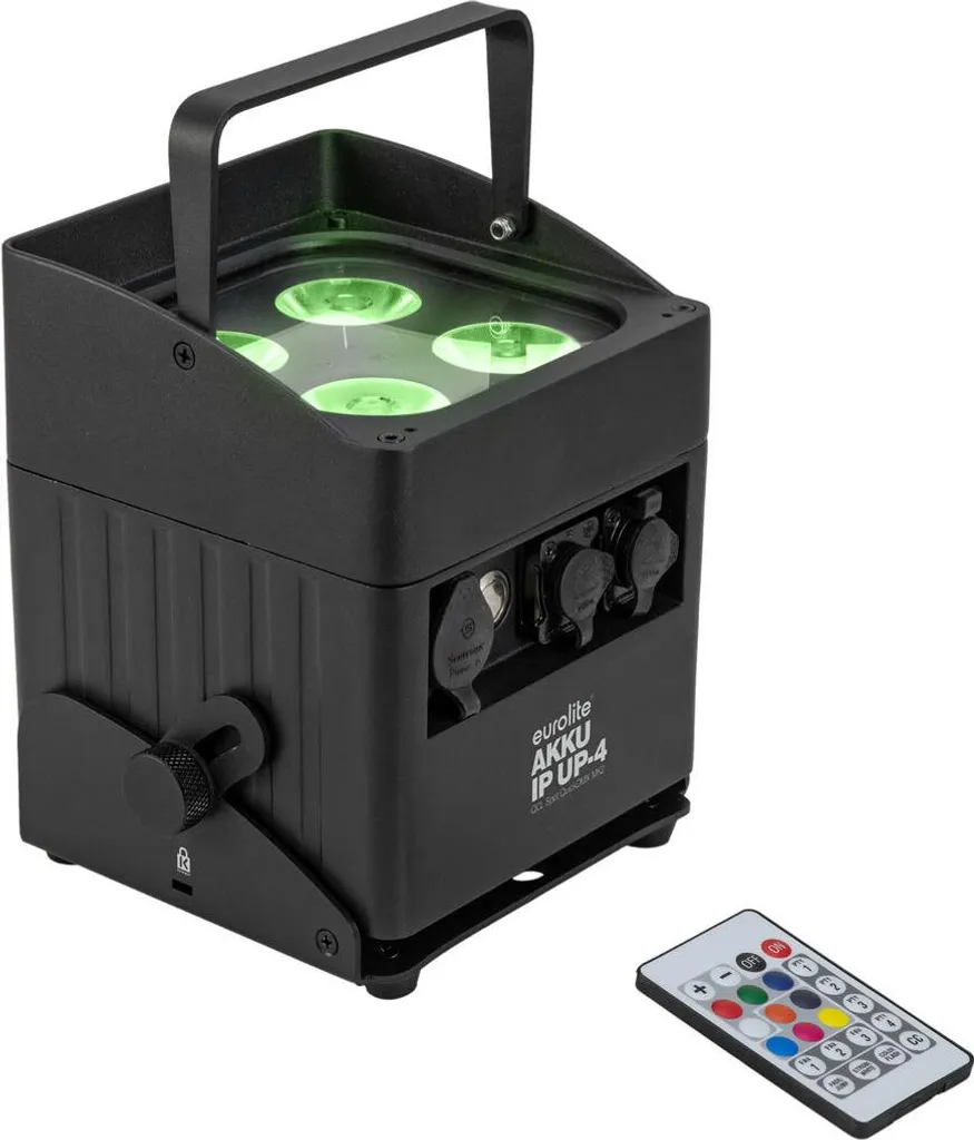 Projecteur Extérieur IP65 Sans Fil Eurolite AKKU UP-4 QCL QuickDMX