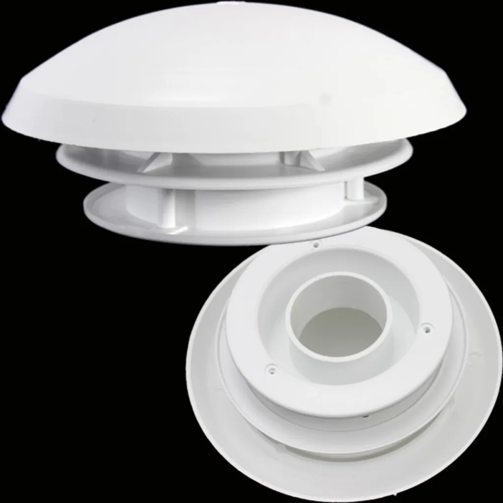 Kit ventilation toiture camping-car: 2x aérateurs champignons 60mm
