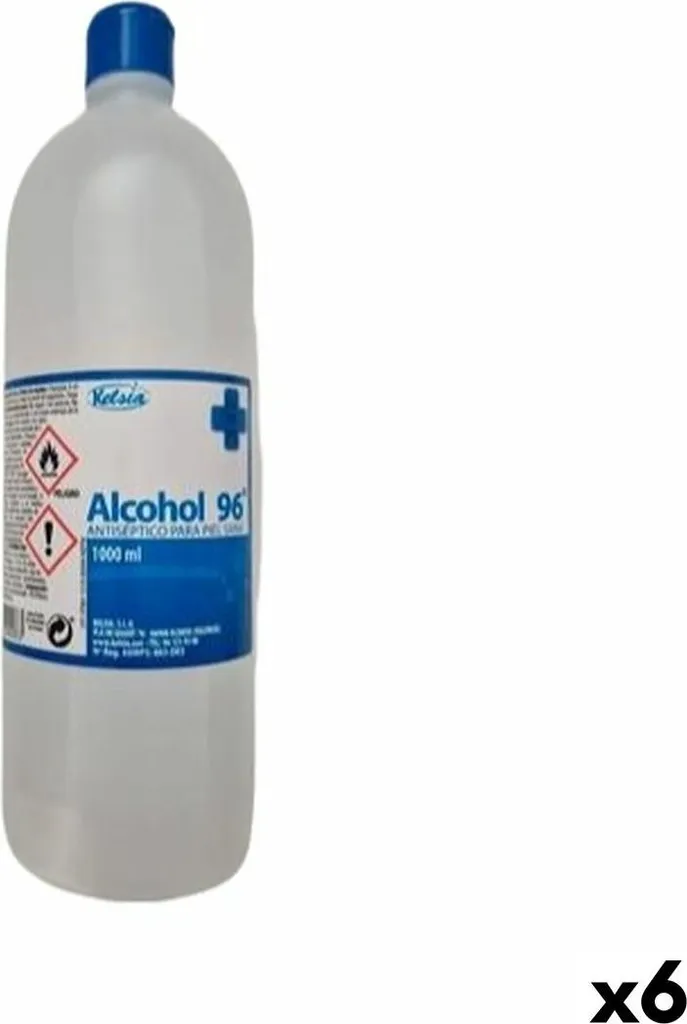 Alcool 96º 1 litro (6 pezzi)