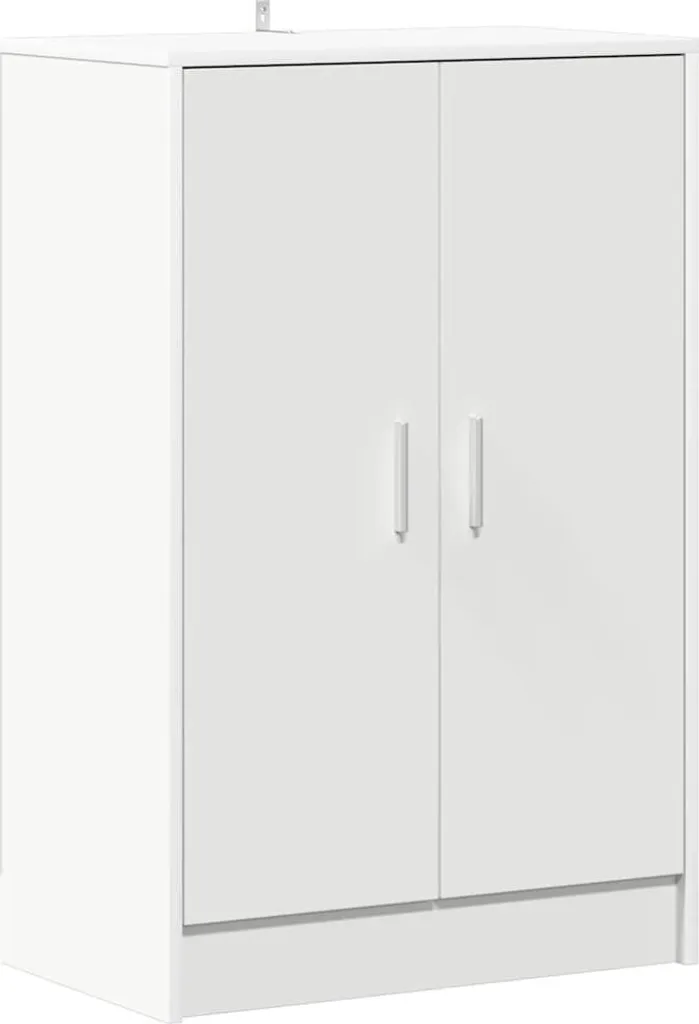 vidaXL Scarpiera Bianca 60x35x92 cm in Legno: Ordine e Stile Moderno