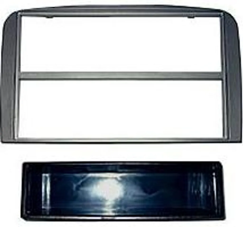 Adaptateur Façade Autoleads FP-09-05/DG Gris en ABS Haute Qualité 1DIN