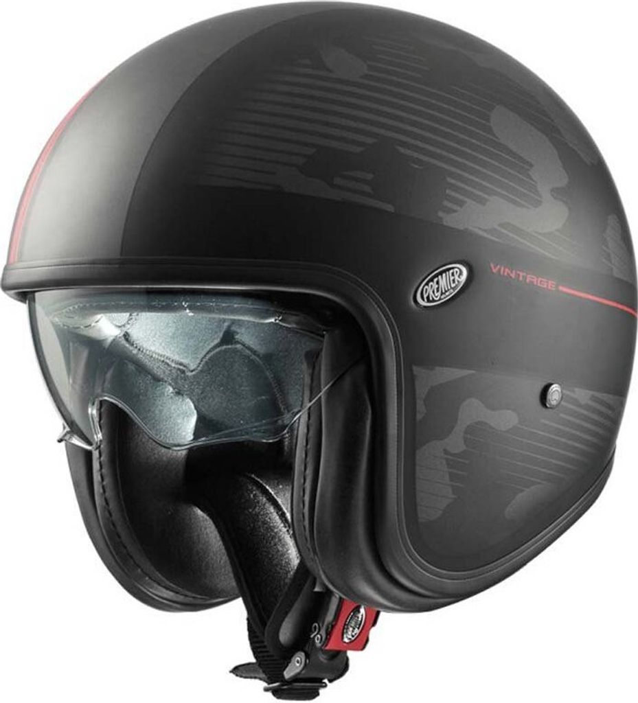 Premier Helmets 23 Vintage Dx 92 Bm 22.06 Jethelm Schwarz Produktbild 