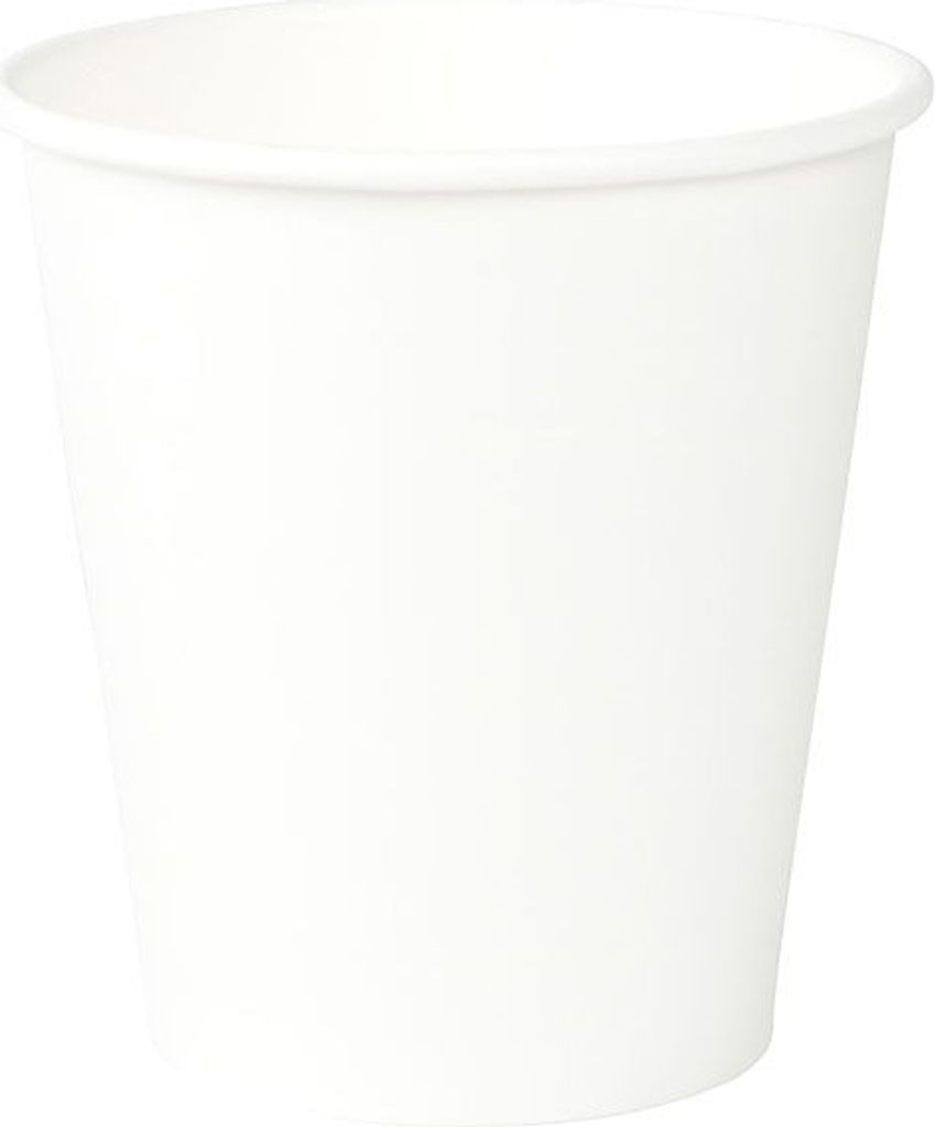 1000 Pappbecher 250ml Einweg, Kaffeebecher To Go Weiß Kartonbecher Hot Drinks