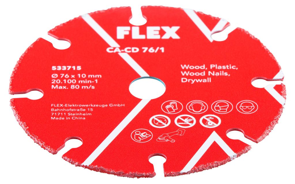 Flex Carbide Trennscheibe CA-CD 76/1 für LBE 76 12-EC