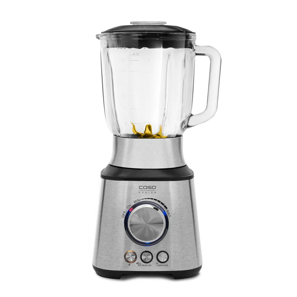 Blender inox puissant 1000W Caso MX1000 - Bol verre 1.5L grande capacité