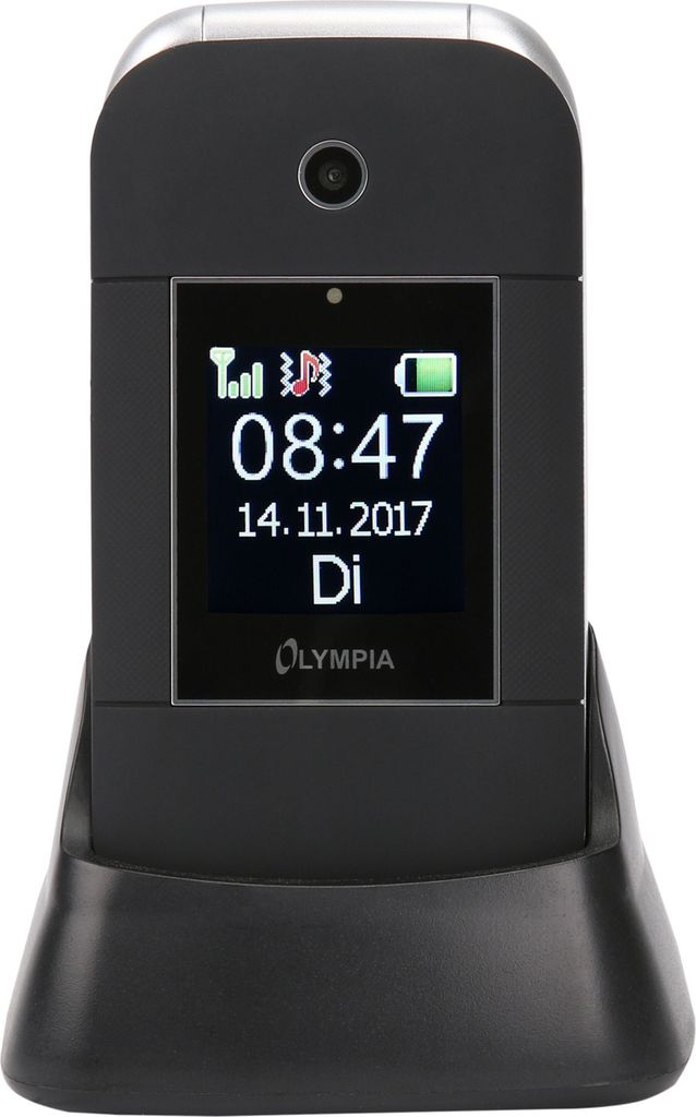 Olympia Mobiltelefon Janus schwarz         extragroße Produktbild 2