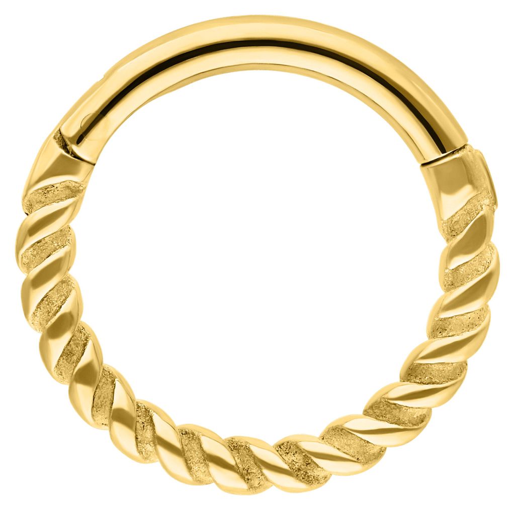 Wildcat Piercingringe - Twisted Rope Clicker aus Produktbild 