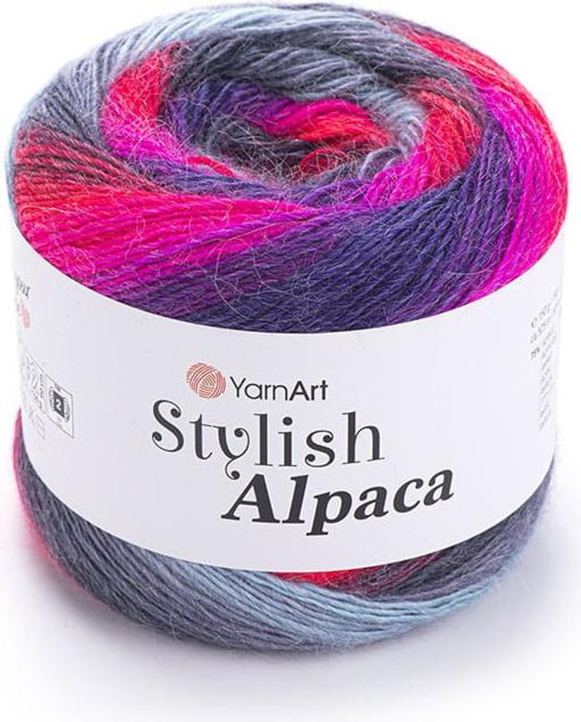 Yarnart Stylish Alpaca: Weiche, langlebige Wolle, ideal für Produktbild 
