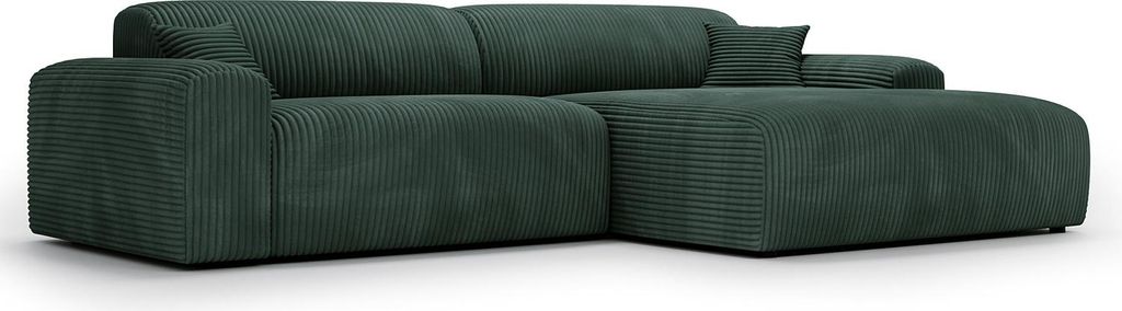 ECKSOFA mit Longchair - Cord