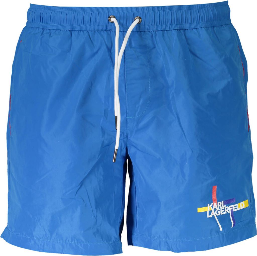Karl Lagerfeld Beachwear Herren TASCHE Hellblau KL20MBM01_3078F43_AZZURROBLU : Größe - M Größe: M