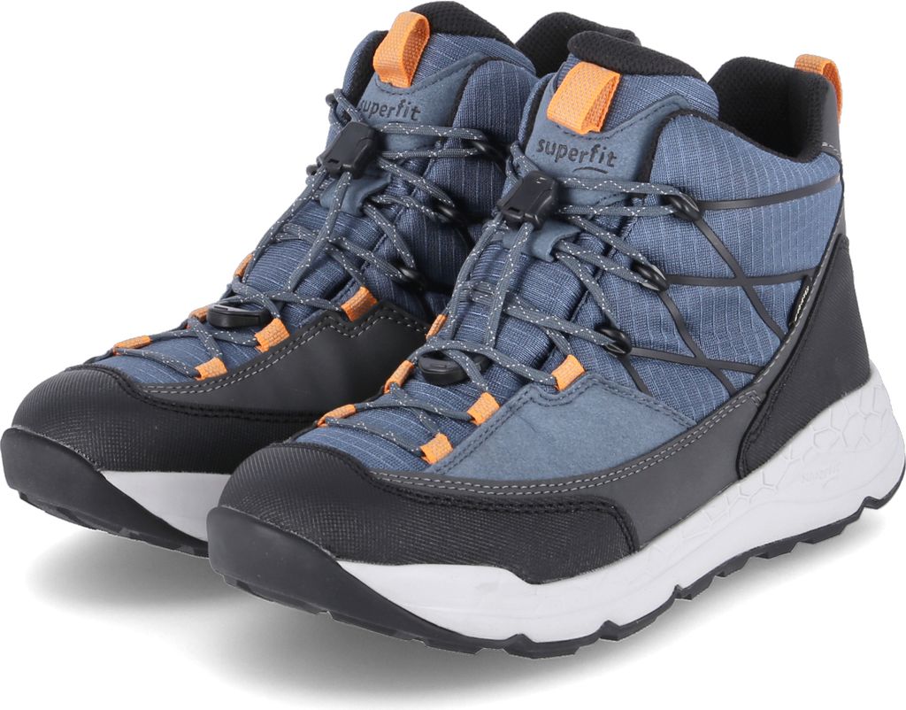 Superfit Free ride Jungen Schnürstiefel in Blau, Größe 41