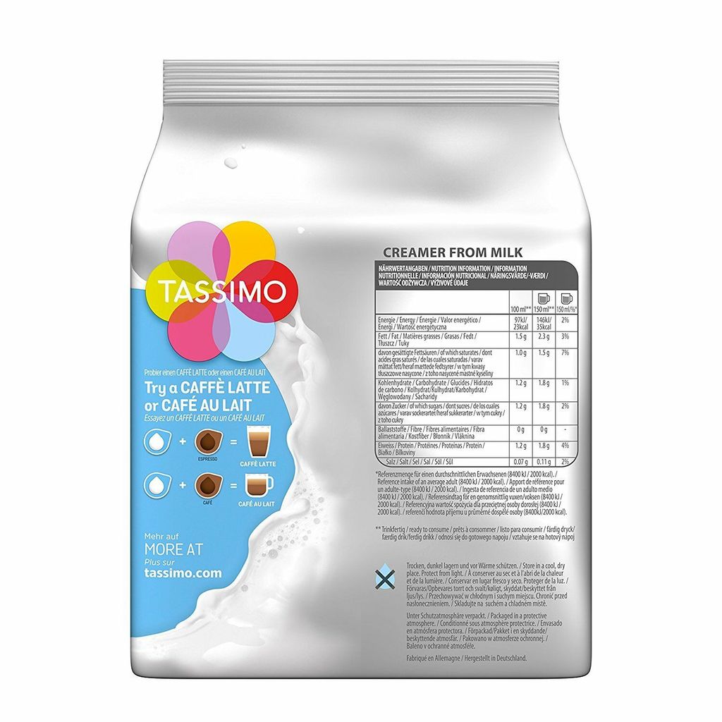 TASSIMO Milchkomposition 5er Pack - für eine Schicht Produktbild 3