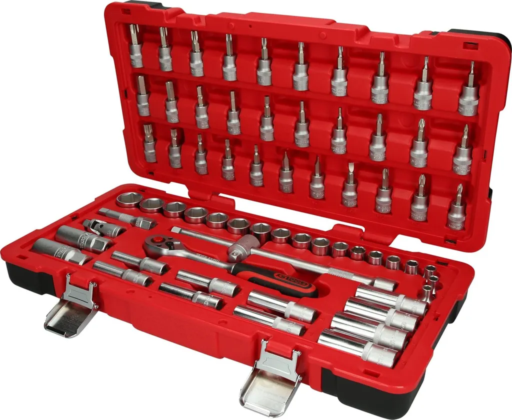 KS TOOLS Set di chiavi a bussola 3/8" 66 pz - 951.0666