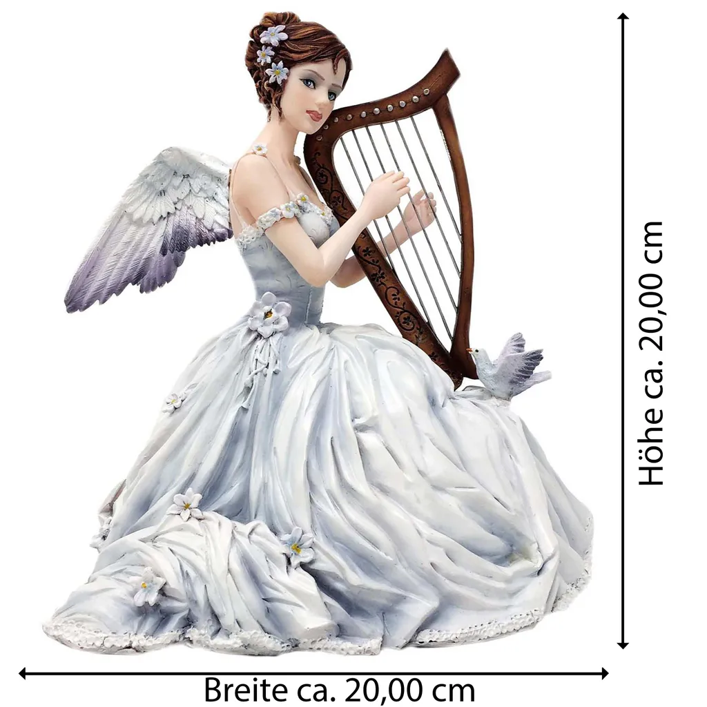 Statue fée elfe Chorus Nene Thomas, objet déco féerique de 25 cm