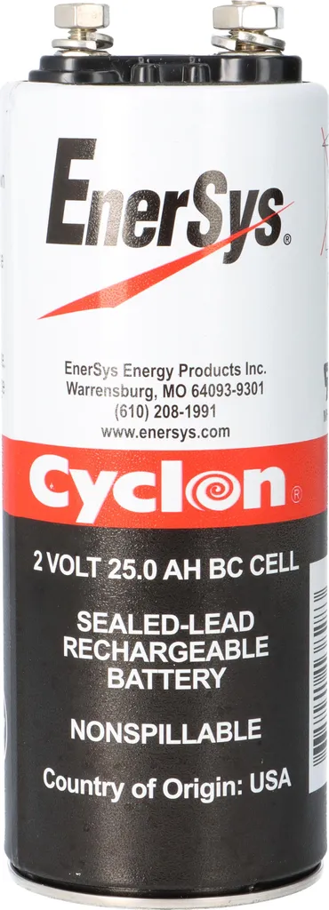 Batterie de Secours Hawker Cyclon 2V 25Ah 0820-0004 pour Onduleur UPS