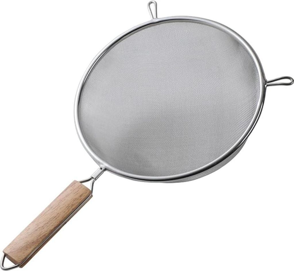 Siebe mit Holzgriff - rostfreier Stahl - 20 cm
