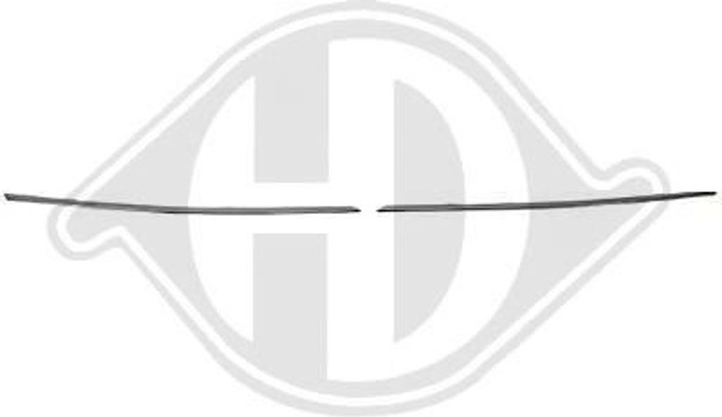 Zier Schutzleistensatz Kühlergitter DIEDERICHS 4417042 für RENAULT