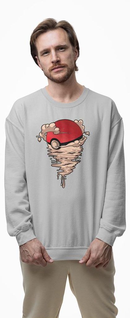 D&B Design Uni Pullover SWMO00041 Dragon Ball HellGrau-Größe 3XL