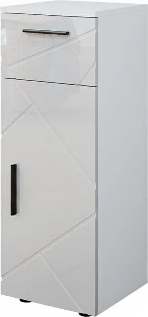 Mobile Bagno 30x81 Vicco Irma Bianco Lucido | Qualità Professionale