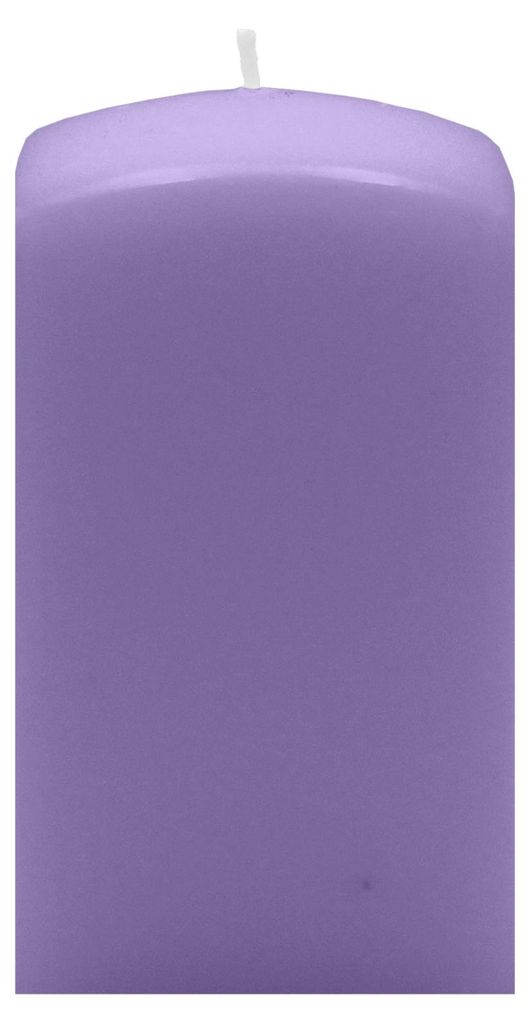 Quader Kerzen Lavendel Lila 15 x Ø 6/6 cm, 16 Stück
