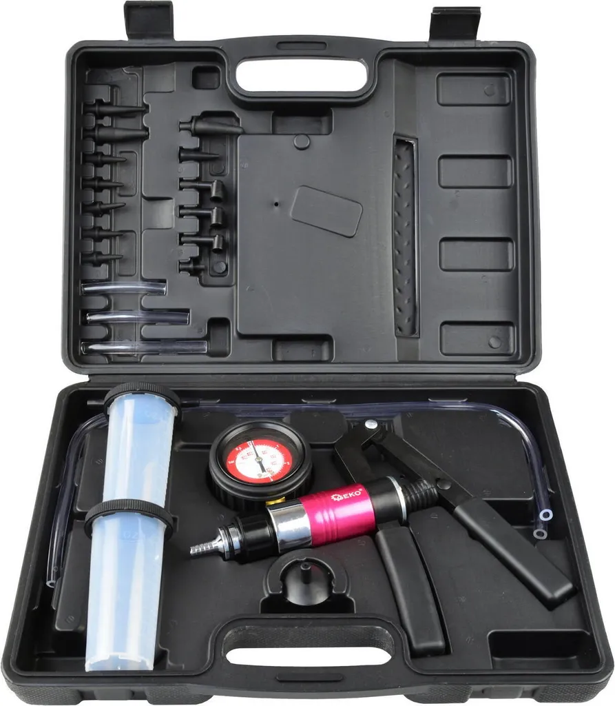 Pompe de sous-pression GEKO G01155 pour purge de freins et embrayage