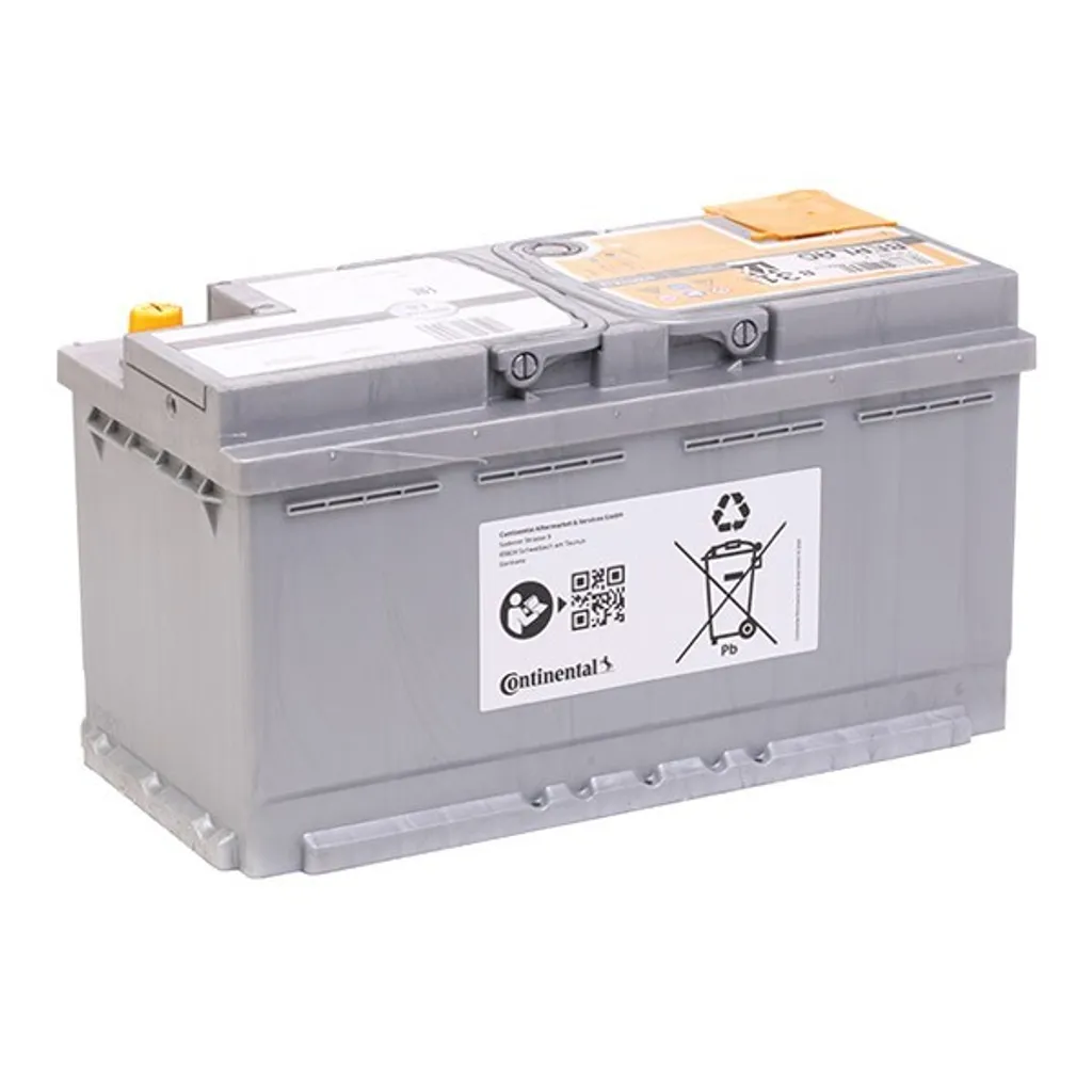 Batterie 100Ah 12V Continental 900A pour Grand Véhicule et Moteur Diesel