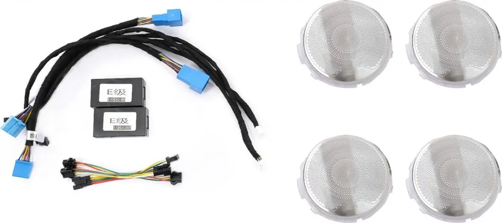 Kit Éclairage LED Haut-parleur Intérieur Mercedes W213 S213 64 Couleurs