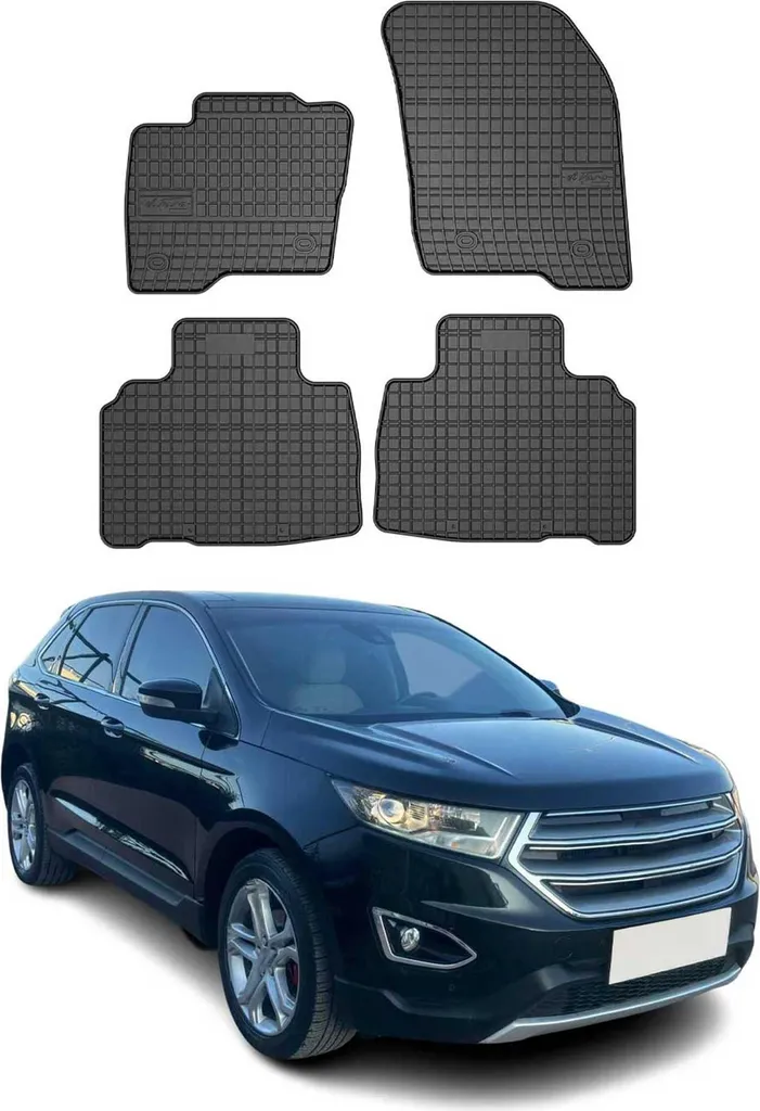 Tappetini in Gomma Ford Edge 2014-2024: Design Pulito e Massima Igiene