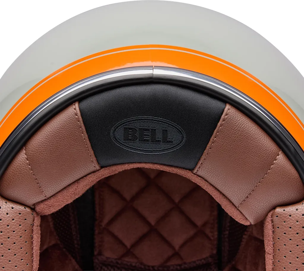 Casque jet Bell Custom 500 Crate gris pierre taille S haute qualité - 7