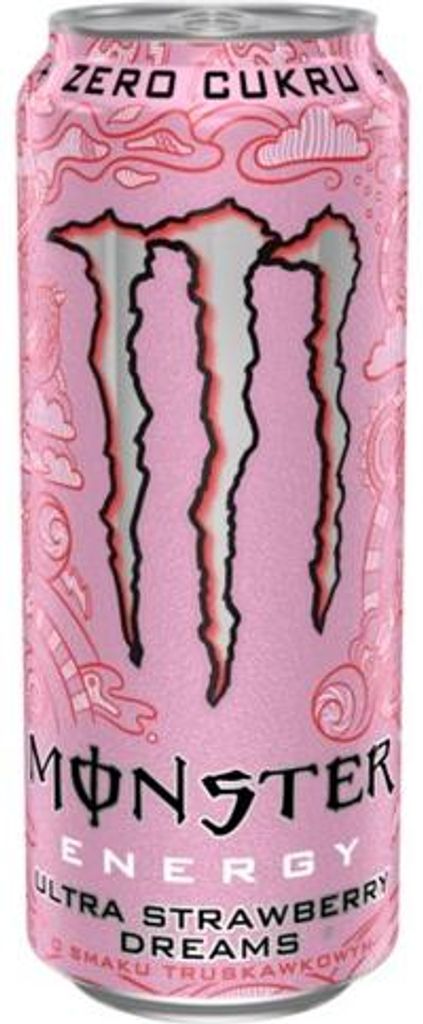 Monster Ultra Strawb bez cukru napój energetyczny 500 ml Zdjęcie produktu 