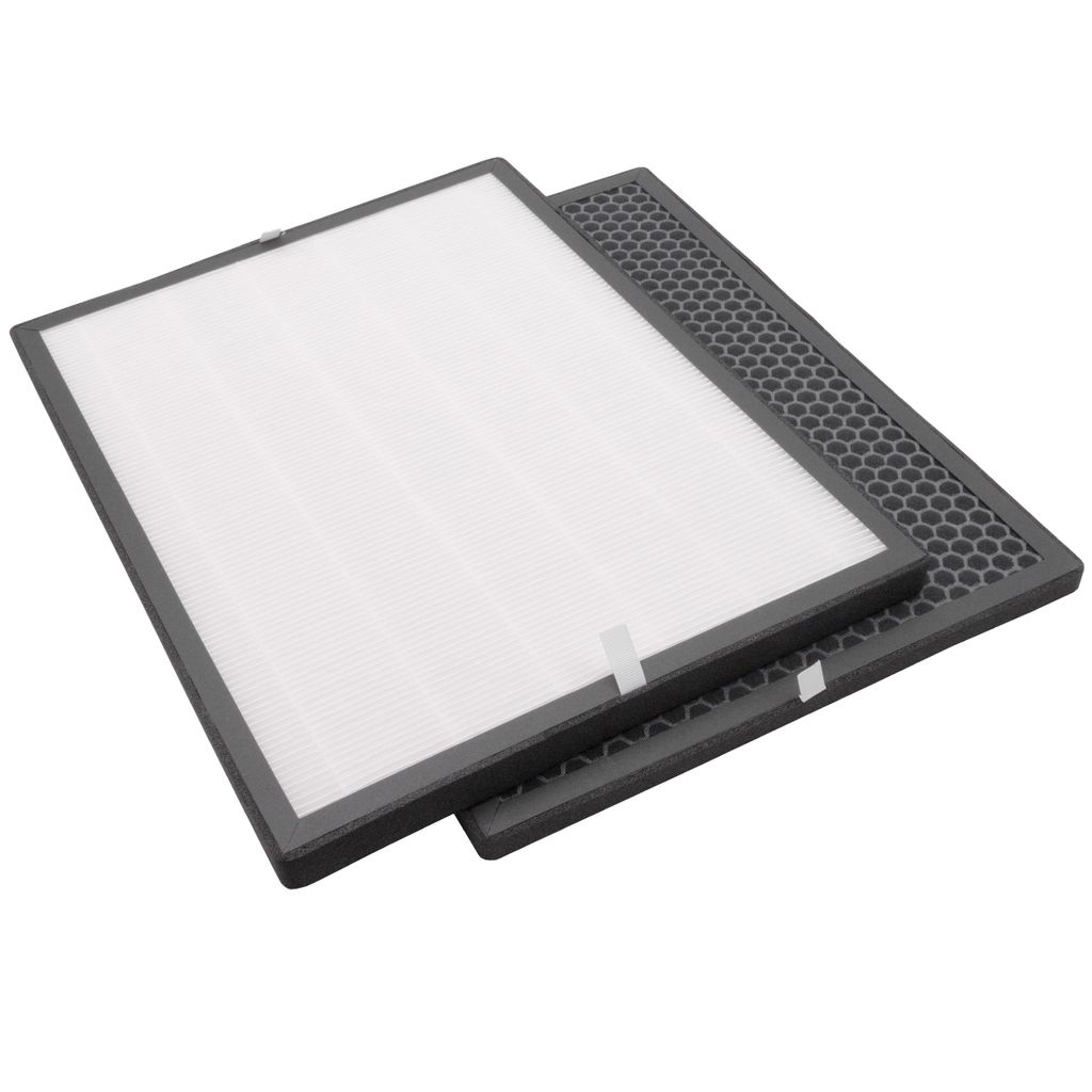 vhbw Filterset kompatibel mit Marreal AP3001, AP3001B Luftreiniger - Ersatz für Marreal AP3001-FS (Aktivkohlefilter + HEPA-Filter) Filter Ersatzfi...