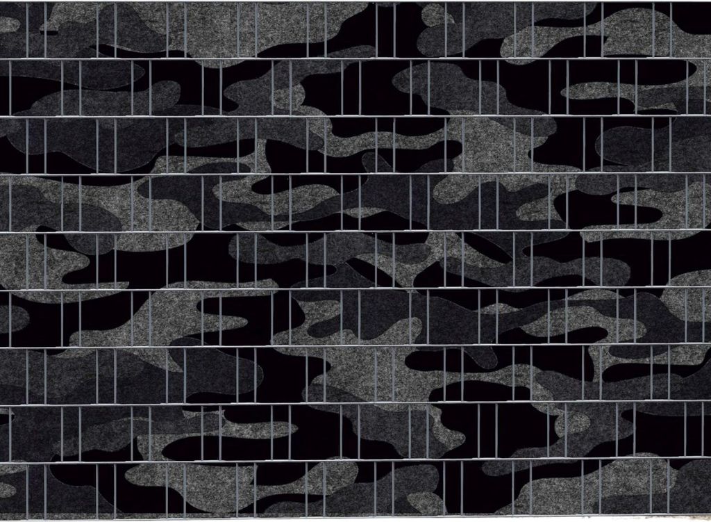Bedruckter Sichtschutz CAMOUFLAGE Uni-Druck-Motiv 2,5m x 1,8m