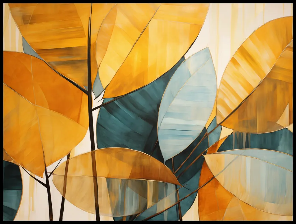 Déco Murale Salon Harmonie des couleurs - Grande Affiche 100 x 75 cm
