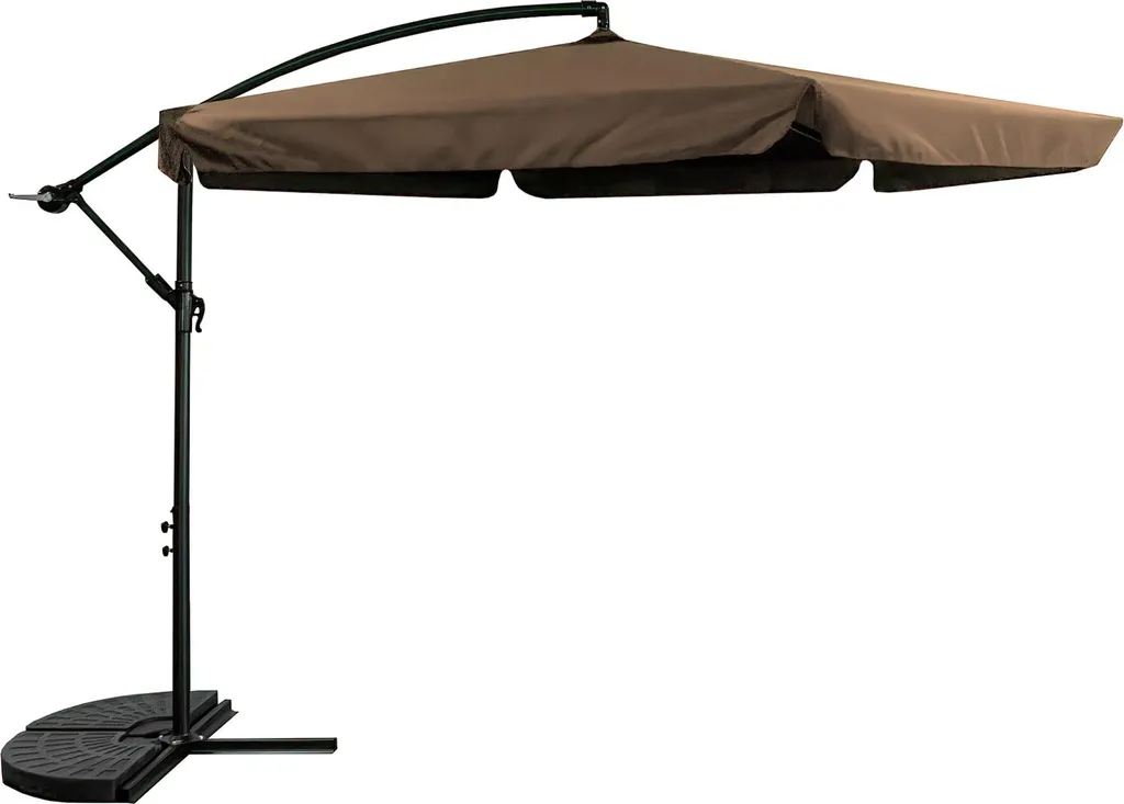 Aga Ombrellone Giardino 300cm Marrone - Prezzo Shock Online