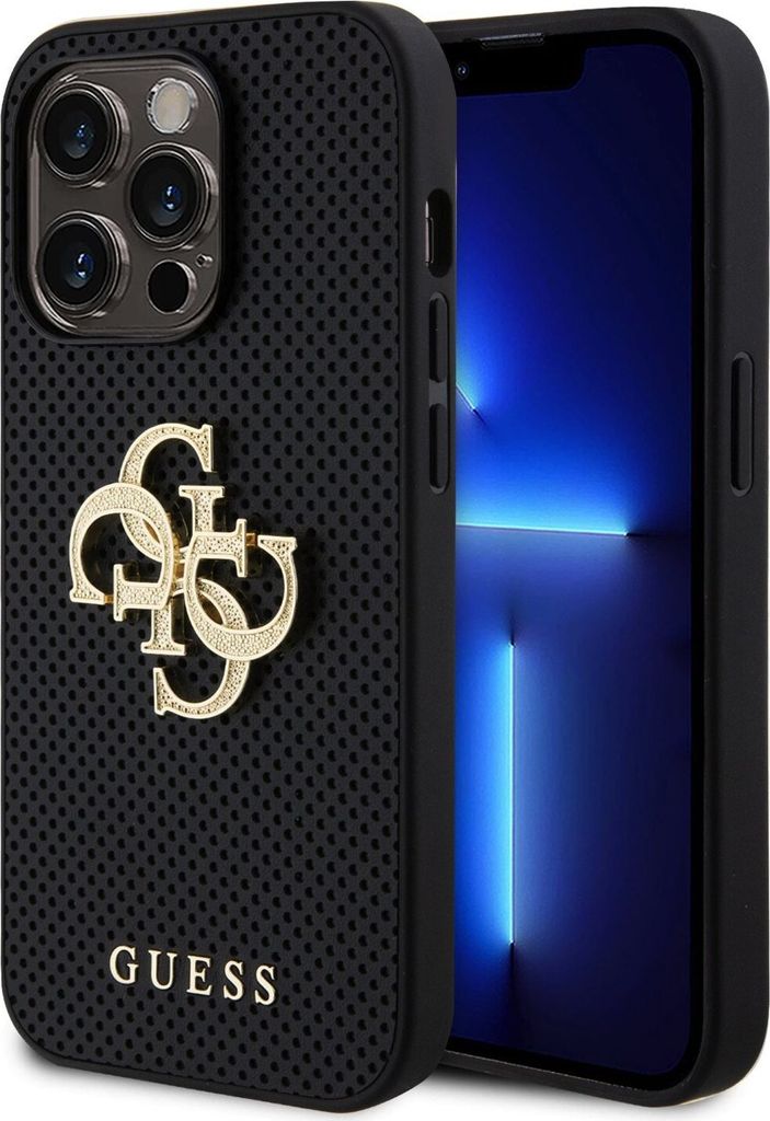 GUESS Handyhülle passend für IPHONE 15 Pro GUHCP15LPSP4LGK Produktbild 