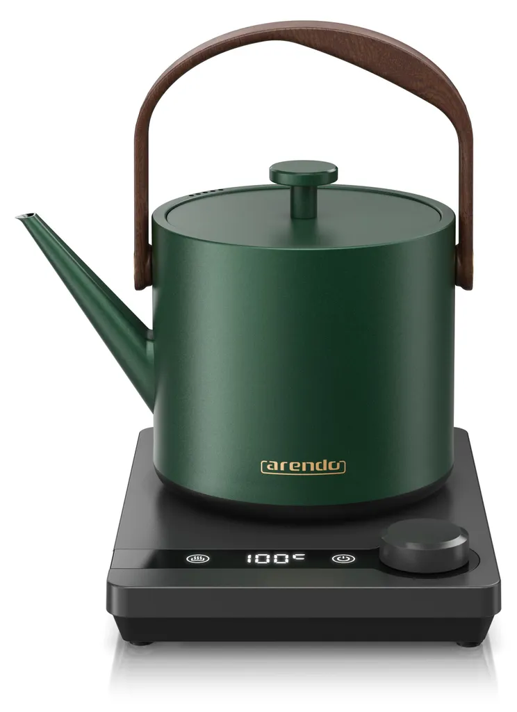 Petite Bouilloire Inox Arendo 0,6L Idéale pour Thé de Précision et Café